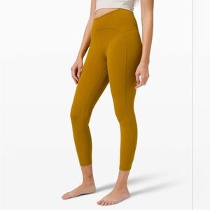 Lululemon Unlimit High-Rise Tight *Nulu 25" (Gold Spice) Size 10